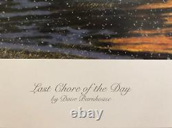 'Dernière tâche de la journée de Dave Barnhouse' - Impression en édition limitée, signée et numérotée.
