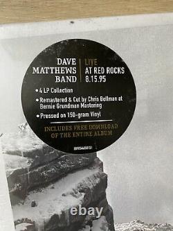 Dmb Dave Matthews Band Live At Red Rocks 8/15/95 Vinyl 4lp Oop Scellé / Menthe
