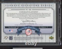 Don Mattingly-dave Righgetti 2003 Ud Yankees Forver Autograph #ed 44/125 Mint  
<br/>
	<br/>Don Mattingly-dave Righgetti 2003 Ud Yankees Forver Autograph #ed 44/125 Menthe