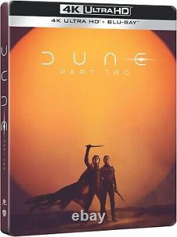 Dune Partie Deux Édition Limitée Double SteelBook 4K Zone Libre Limité à 2 000 exemplaires