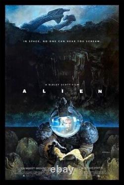 Édition limitée d'affiches sérigraphiées Alien par Dave Dorman MONDO Mutant BNG