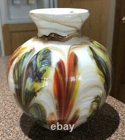 Fenton Glass Dave Fetty Pulled Feather Vase Limited To 850 Fenton Glass Dave Fetty Pulled Feather Vase Limited To 850 Fenton Glass Dave Fetty Pulled Feather Vase Limited To 850 Fenton