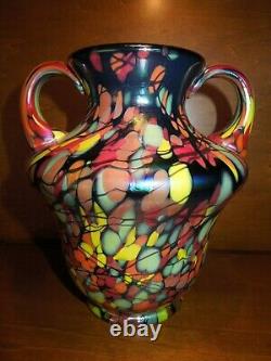 Fenton Mosaic Centennial Vase Par Dave Fetty Limited Ed. #449