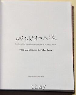 Gaiman, Neil & Mckean, Dave - Script du film MIRRORMASK de Jim Henson signé #ed /526