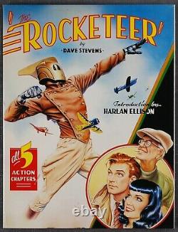 Graphitti Limited Edition The Rocketeer, Hc In Dj, Signé Par Dave Stevens, 1985