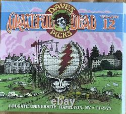 Grateful Dead Dave's Picks 12 Colgate University Ny 11/4/1977 3cd Nouvelle Marque Rare