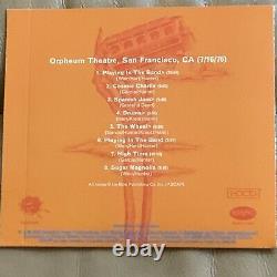 Grateful Dead Dave's Picks 18 Volume Dix-huit 2016 Bonus Disc 1cd 1976 Orpheum