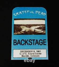 Grateful Dead Dave's Picks 20 Boulder Colorado Cu 12/9/1981 Backstage Pass 3 CD