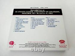 Grateful Dead Dave's Picks 20 Université Du Colorado Boulder Cu Co 12/9/1981 CD