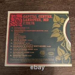 Grateful Dead Dave's Picks 2012 Bonus Disc CD au Capital Centre Maryland le 29 juillet 1974