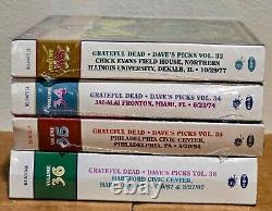 Grateful Dead Dave's Picks 2020 Lot Vol. 33, 34, 35, 36 avec CD BONUS SCELLÉ