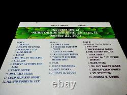 Grateful Dead Dave's Picks 3 Édition limitée 2/12000 ! Chicago 10/22/1971 3 CD