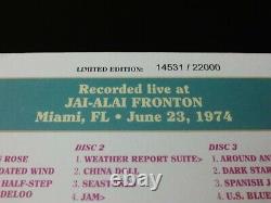 Grateful Dead Dave's Picks 34 Trente Quatre Jai Alai Miami Floride 23/06/1974 3 CD