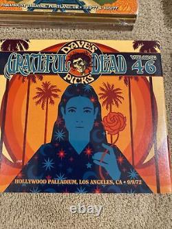 Grateful Dead Dave's Picks Complete Sub 2023 VOL 45 46 47 48 CDs + BONUS SEALED 
  <br/>
Les choix de Dave de Grateful Dead Abonnement complet 2023 VOL 45 46 47 48 CDs + BONUS SCÉLÉ