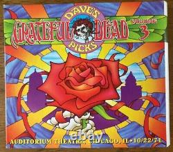 Grateful Dead Dave's Picks Volume 3 (3 Cds) Édition Limitée! 10/22/1971 Hdcd