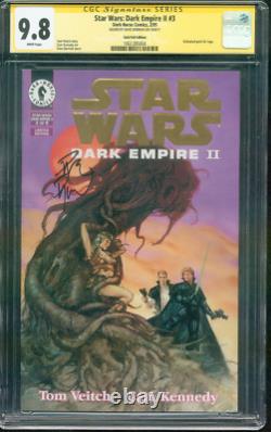 Guerre des étoiles Empire Sombre II 3 CGC SS 9.8 Art de Dave Dorman Édition en feuille d'or 2/1995