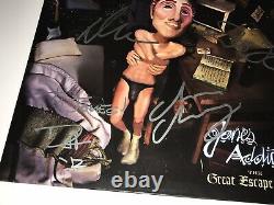 Jane’s Addiction Signé Lp Record Great Escape Artist Perry Ferrell Dave Navarro