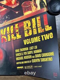 Kill Bill Vol 2 Affiche de film en sérigraphie d'art par Dave Merrell XX/125