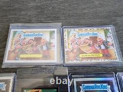 Les Garbage Pail Kids Graffiti Petey/New Wave Dave Auto/Or/Série#/Réfractor