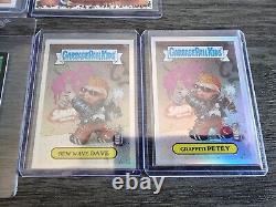 Les Garbage Pail Kids Graffiti Petey/New Wave Dave Auto/Or/Série#/Réfractor