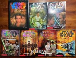 Lot de la collection complète de Star Wars Jedi Apprentice/Quest + Autres légendes de l'ancien UE