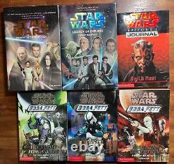 Lot de la collection complète de Star Wars Jedi Apprentice/Quest + Autres légendes de l'ancien UE