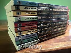 Lot de la collection complète de Star Wars Jedi Apprentice/Quest + Autres légendes de l'ancien UE