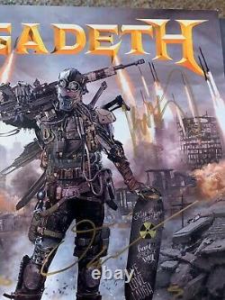 Megadeth Death Par Coffret Design Set 4 Vinyle Transparent, Livre Signé Dave Mustaine