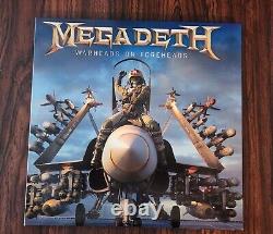 Megadeth Death by Design 4-LP Transparent Vinyl Box Set Signé par Dave Mustaine