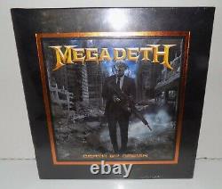Megadeth New Death By Design Boîte En Vinyle 4-lp Fye Dave Mustaine Signature
