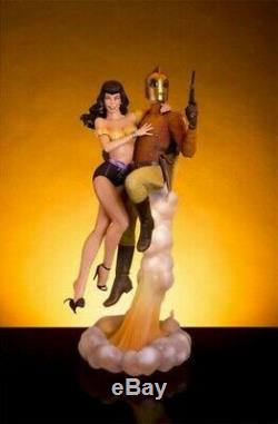 Mondo Art Rocketeer Et Betty 14 Diorama Statue Par Dave Stevens Limited Edition
