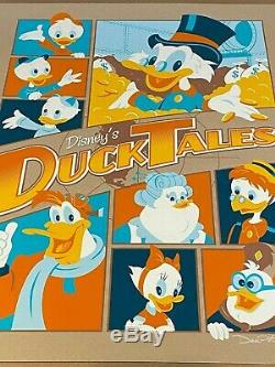 Mondo Artiste Dave Perillo Limited Edition Ducktales Livré Avec Coa