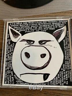 Mort Piggy Règles Mort 7 Art Vinyl Made By Dave Brockie & CD Signé Par Dave