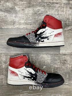 Nike Air Jordan 1 Og High Dave White Taille 12 Wings Noir Ciment Rouge 464803-001
