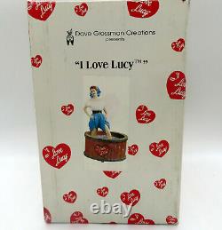 Nouveau J'aime Lucy Grape Stomping Music Box Edition Limitée Par Dave Grossman