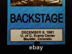 Picks reconnaissants de Dave n°20 CU Boulder Colorado 12/9/1981 Pass en coulisses 3 CD