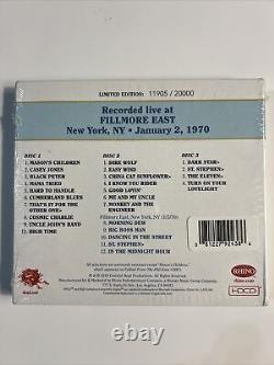 Reconnaissant Dead Dave's Picks 30 Volume Trente Fillmore East NY 1/2,3,1970 3 CD Nouveau
