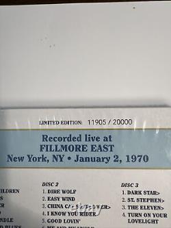 Reconnaissant Dead Dave's Picks 30 Volume Trente Fillmore East NY 1/2,3,1970 3 CD Nouveau
