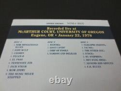 Reconnaissant Morts Dave's Picks 23 McArthur Court U. De l'Oregon Eugene OR 1/22/78 3 CD