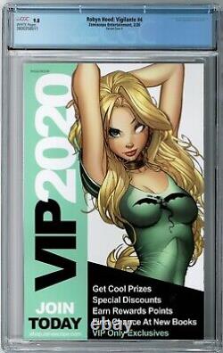 Robyn Hood Vigilante #4 CGC 9.8 (Février 2020, Zenescope) Chatzoudis St Paddy's E&F<br/>   <br/>
 
(Note: 'St Paddy's E&F' is not translated as it seems to be a specific reference or title)