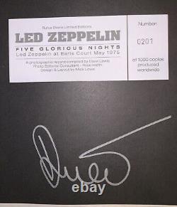 SIGNÉ, 1 sur 1000, 1er, LED ZEPPELIN, CINQ NUIT GLORIEUSES, EARLS COURT MAI 1975