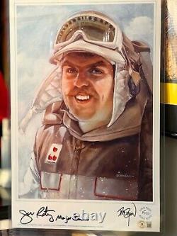 STAR WARS édition limitée art signé Dave Dorman & John Ratzenberger (BECKETT)