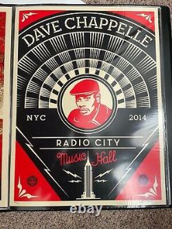Shepard Fairey/obey Giant/dave Chapelle Nyc 2014