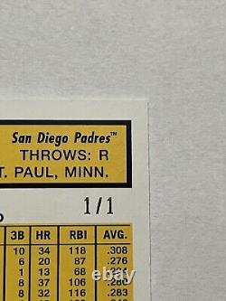 Topps Archives Dave Winfield Foilfractor 1/1 Superfractor San Diego Padres de 2022