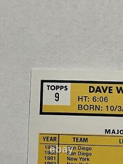 Topps Archives Dave Winfield Foilfractor 1/1 Superfractor San Diego Padres de 2022