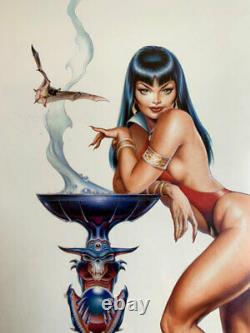 Vampirella- Édition Limitée Tirage D'art Original De Dave Stevens! Signé #163/1200