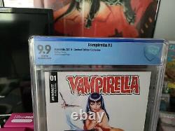 Vampirella Vol 5 #1 Cbcs 9,9? Pas 9.8! Dynamite? Limitée? Dave Stevens