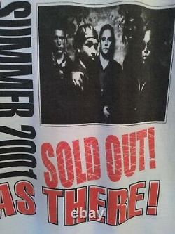 Vintage Dave Matthews Band 2001 Everyday Tour Sold Out Shirt XL Euc