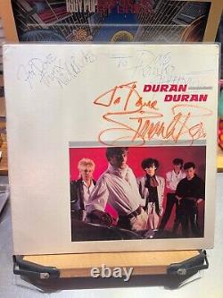 Vinyle LP de Duran Duran signé, dédicacé à Dave